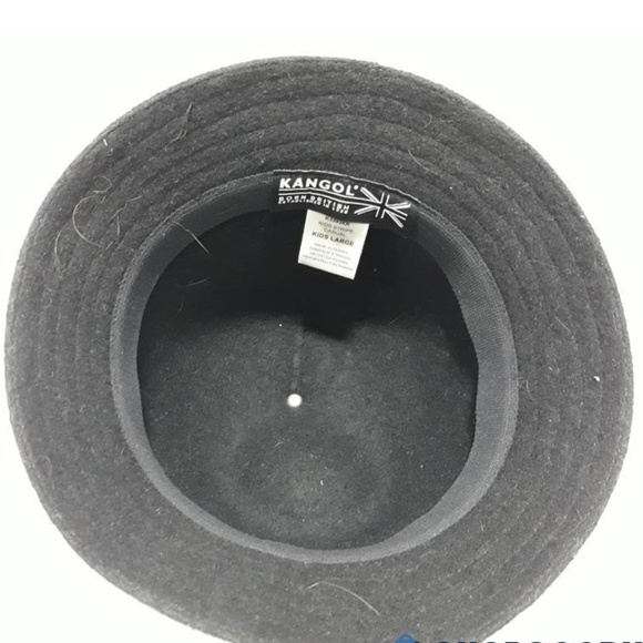 Kangol Kids Stripe Casual Black Bucket Hat, Size (Kids) Large - Picture 5 of 7